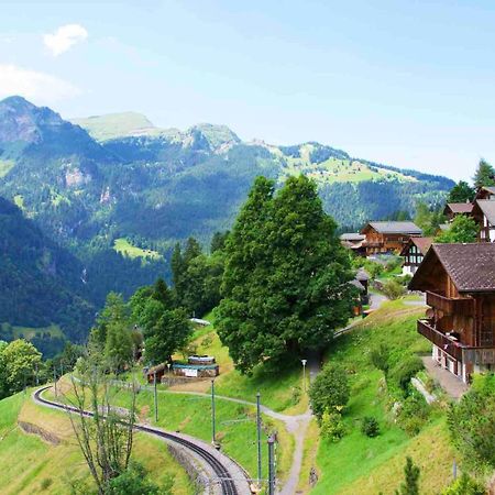 Holiday Flat #1, Chalet Aberot, Wengen, Switzerland Extérieur photo