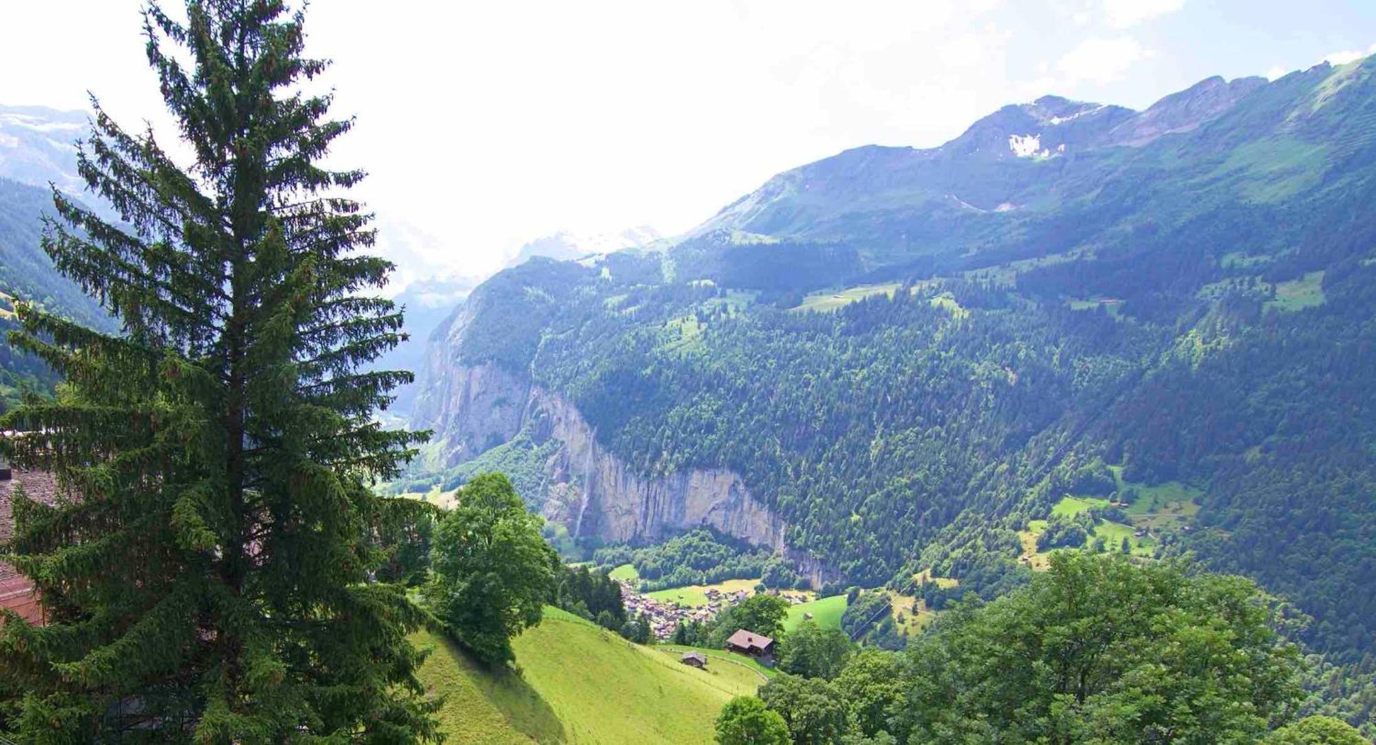 Holiday Flat #1, Chalet Aberot, Wengen, Switzerland Extérieur photo