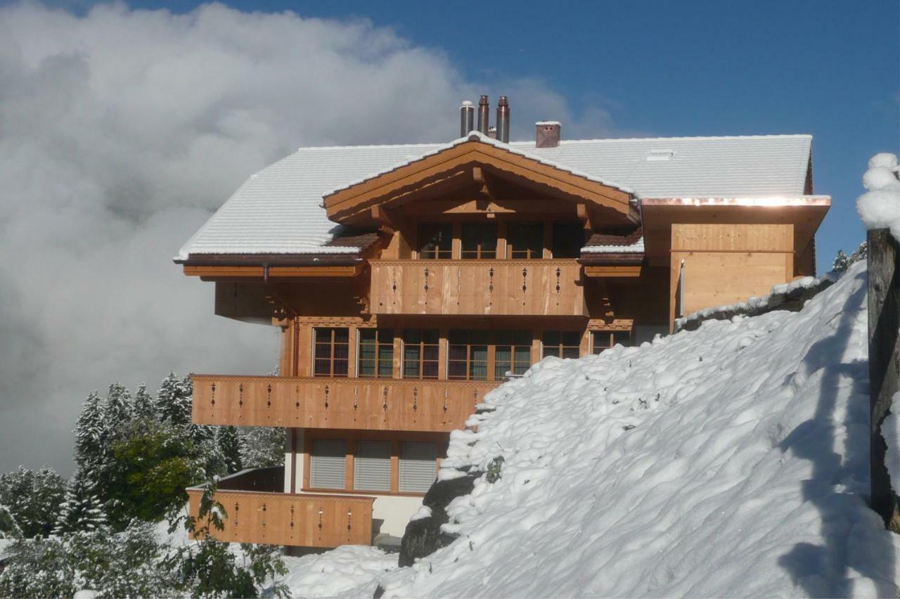 Holiday Flat #1, Chalet Aberot, Wengen, Switzerland Extérieur photo